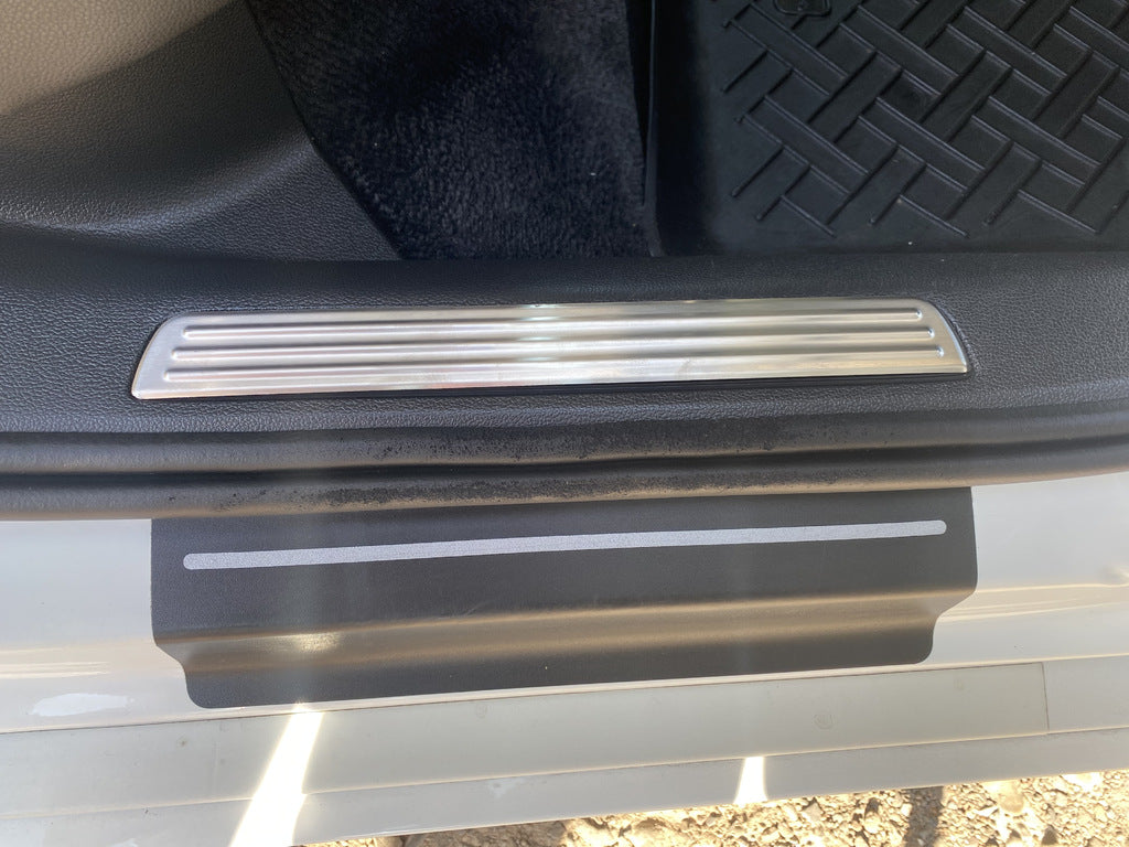 Carmos Stainless Steel Door Sill Protectors (4 pcs) for Volkswagen Passat B8 2015-2023 - image 6