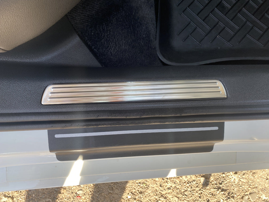 Carmos Stainless Steel Door Sill Protectors (4 pcs) for Volkswagen Passat B8 2015-2023 - image 8