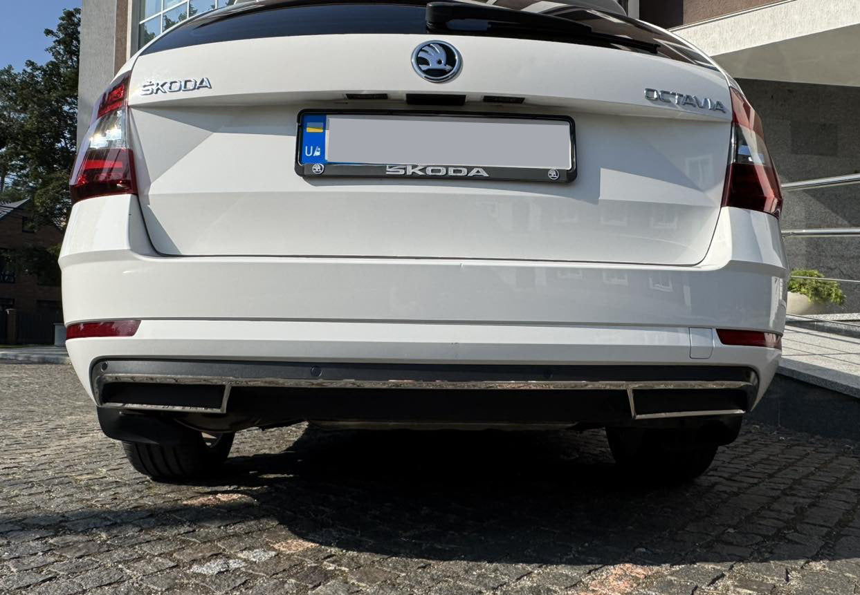 Rear Diffuser Trim (Stainless Steel) for Skoda Octavia III A7 2013-2019 - image 7