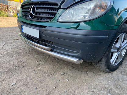 Lip lower ST014 (stainless) for Mercedes Vito W639 2004-2014 - image 1