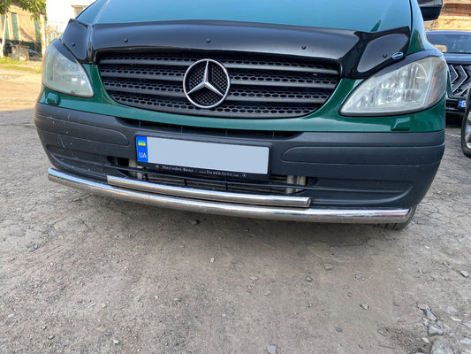 Front Bar ST014 (Stainless Steel) for Mercedes Vito W639 2004-2014 - image 2
