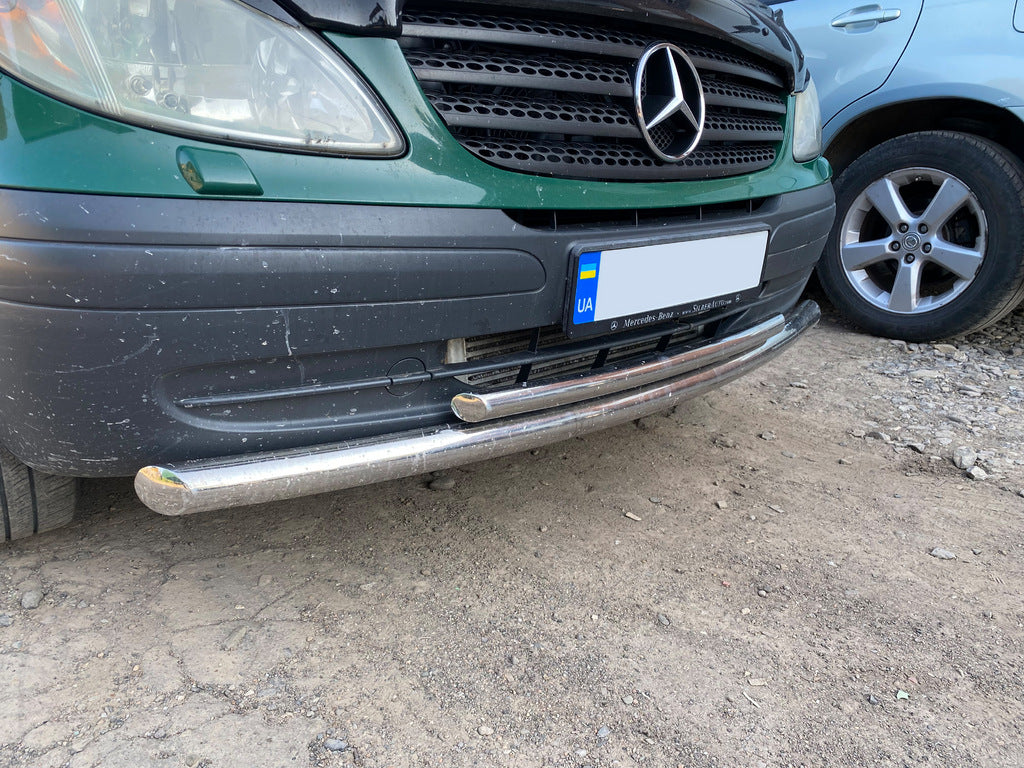 Lip bottom dual ST014 (stainless) for Mercedes Viano 2004-2014 - image 4