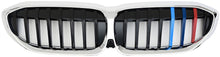Kidney Grilles 1 Bar (2018-2022, M-Color with Chrome Trim) for BMW 3 Series G20/G21 2018- - image 2