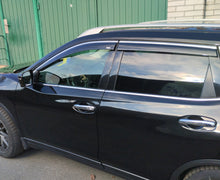 Window Deflectors with Chrome Trim (4 pcs, Niken) for Nissan X-trail T32/Rogue 2014-2021 - image 1