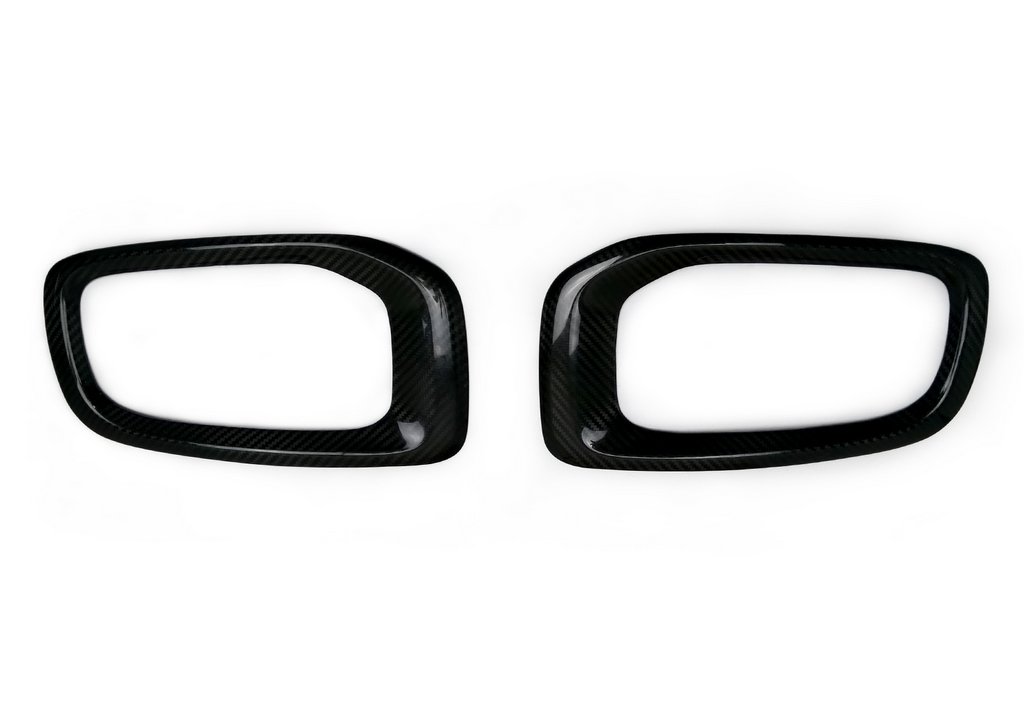 Fog light covers (2 pcs, carbon) for Jeep Renegade 2014- - image 1