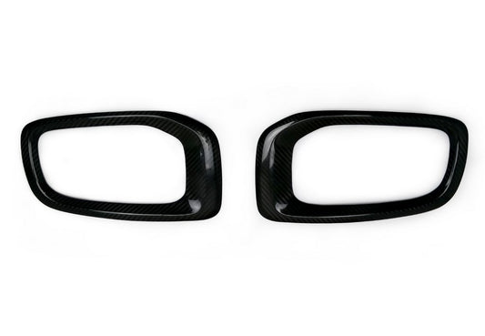Fog light covers (2 pcs, carbon) for Jeep Renegade 2014- - image 1