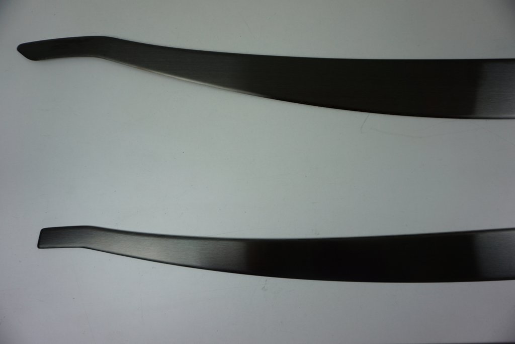 Black Chrome Door Mouldings (4 pcs, Stainless Steel) for Jeep Renegade 2014- - image 5