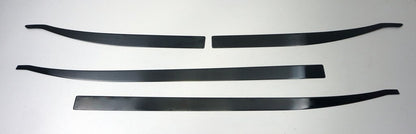 Black Chrome Door Mouldings (4 pcs, Stainless Steel) for Jeep Renegade 2014- - image 2