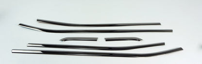 Window Trim Black Chrome (6 pcs, Stainless Steel) for Jeep Renegade 2014- - image 3