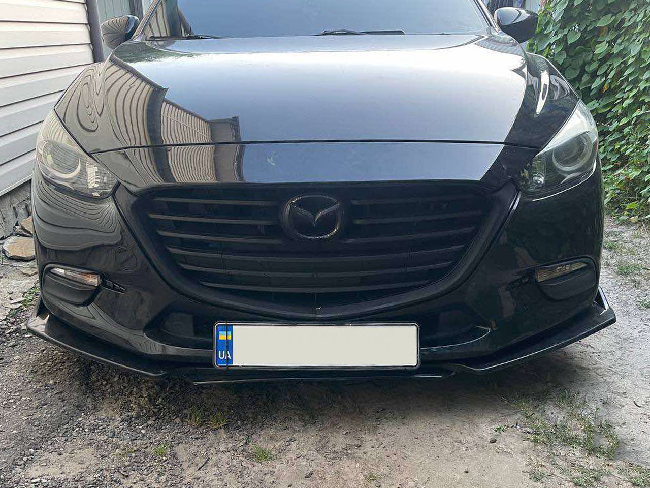 Universal Front Lip Niken Black (ABS) - image 13