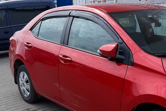 Window Deflectors (4 pcs, HIC) for Toyota Corolla 2013-2019 - image 1