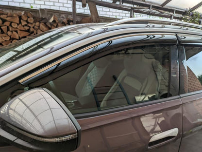 Window Deflectors with Chrome Trim Niken Luxury (4 pcs) for Volkswagen ID.6 2021- - image 5