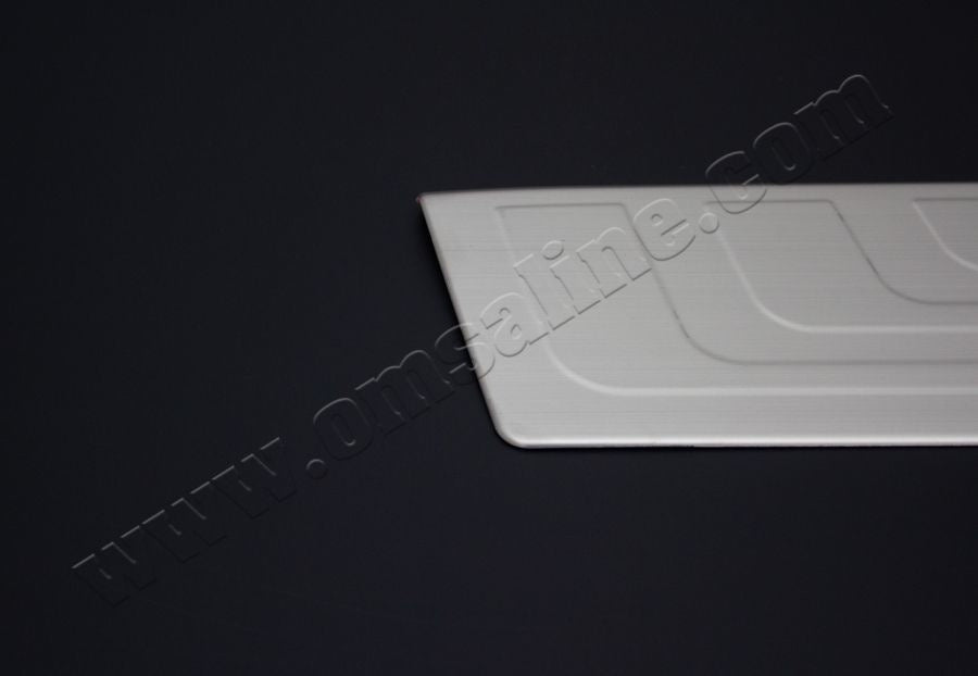 Rear bumper protector (1 pc, stainless steel) for Mercedes X class 2017-2020 - image 3