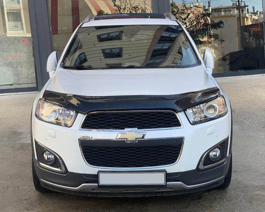 The hood deflector 2012+ (EuroCap) for Chevrolet Captiva 2006-2019 - Reelken Auto