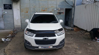 The hood deflector 2012+ (EuroCap) for Chevrolet Captiva 2006-2019 - Reelken Auto