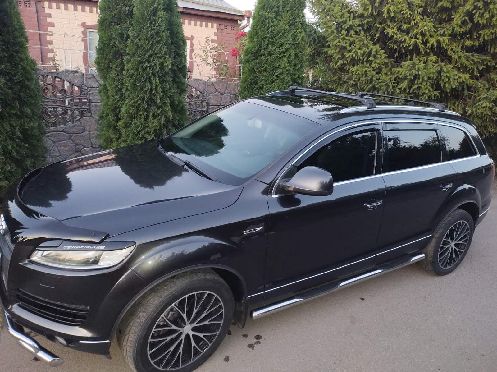 Roof rack (cross bars) for integrated roof rails Skybar V2 120 cm (set of 2) for Audi Q7 2005-2015 - image 1