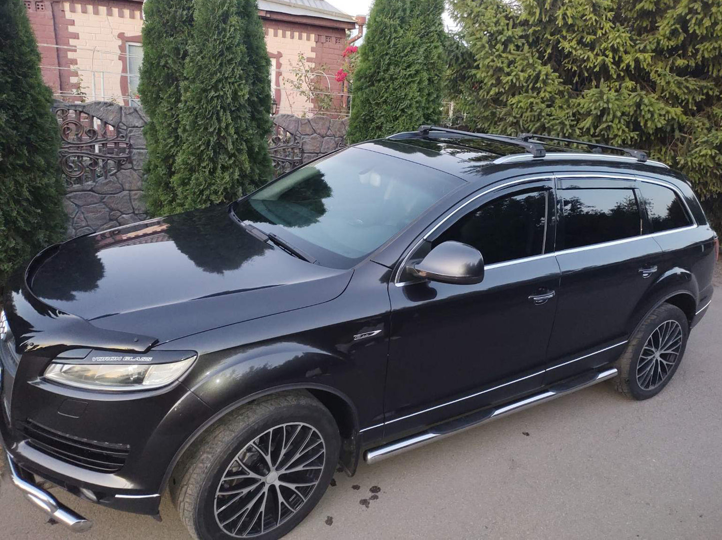 Roof rack (cross bars) for integrated roof rails Skybar V2 120 cm (set of 2) for Audi Q7 2005-2015 - image 1