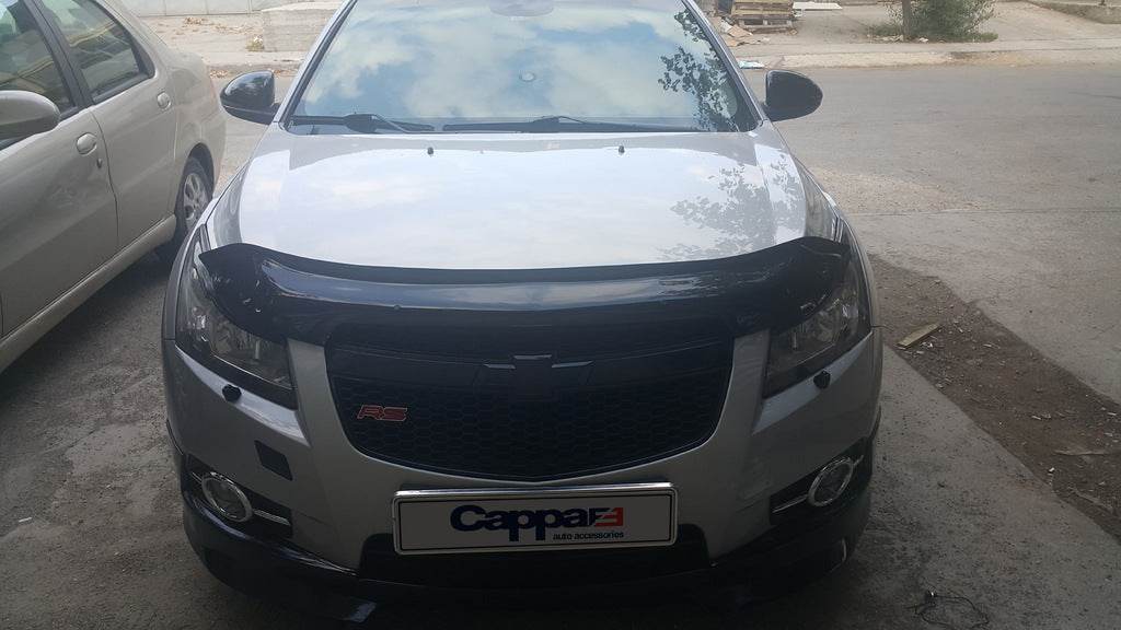 The hood deflector (Eurocap) for Chevrolet Cruze 2009-2015 - Reelken Auto