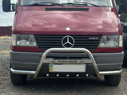 Bull bar with side tubes (stainless steel) for Mercedes Sprinter W901/902/903/904/905 1995-2006 - image 5