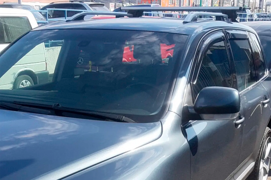 Window Deflectors (4 pcs, HIC) for Volkswagen Touareg 2002-2010 - image 1