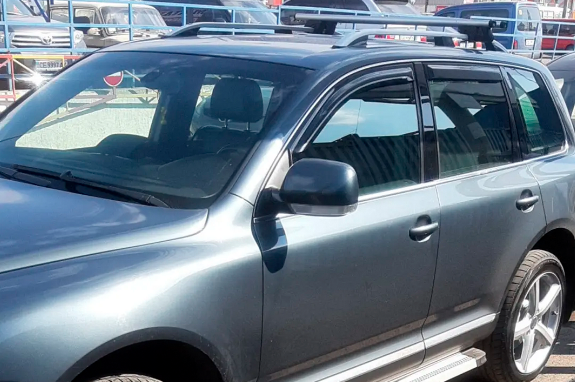 Window Deflectors (4 pcs, HIC) for Volkswagen Touareg 2002-2010 - image 2