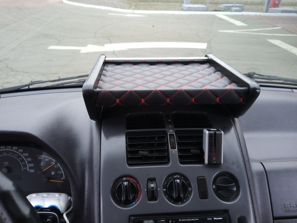 Dashboard Shelf (Black with Red Stitching) for Mercedes Vito W638 1996-2003 - image 5