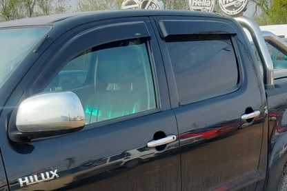 Window Deflectors (4 pcs, HIC) for Toyota Hilux 2006-2015 - image 1