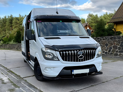 Front Lip Spoiler DPT (Gloss Black) for Mercedes Sprinter W906 2006-2018 - image 3