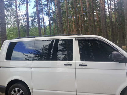 Black Roof Rails for Volkswagen T5 Caravelle 2004-2010 - image 20