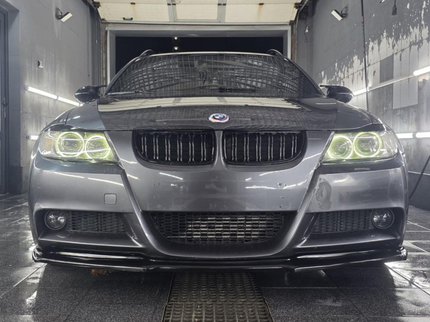 Kidney Grilles M-Look (for E-90/91, 2005-2008, Gloss Black) for BMW 3 Series E-90/91/92/93 2005-2011 - image 13