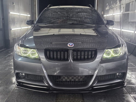 Front Lip DPT (for E90 M-Sport 2005-2008, Gloss Black) for BMW 3 Series E-90/91/92/93 2005-2011 - image 1