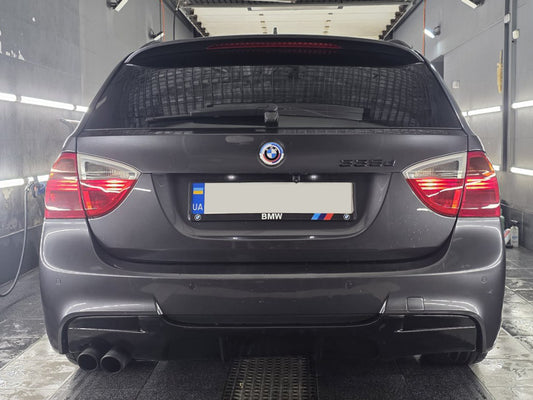 Rear Diffuser DPT V-5 (for E90 M-Sport, Gloss Black) for BMW 3 Series E90/E91 2005-2011 - image 1