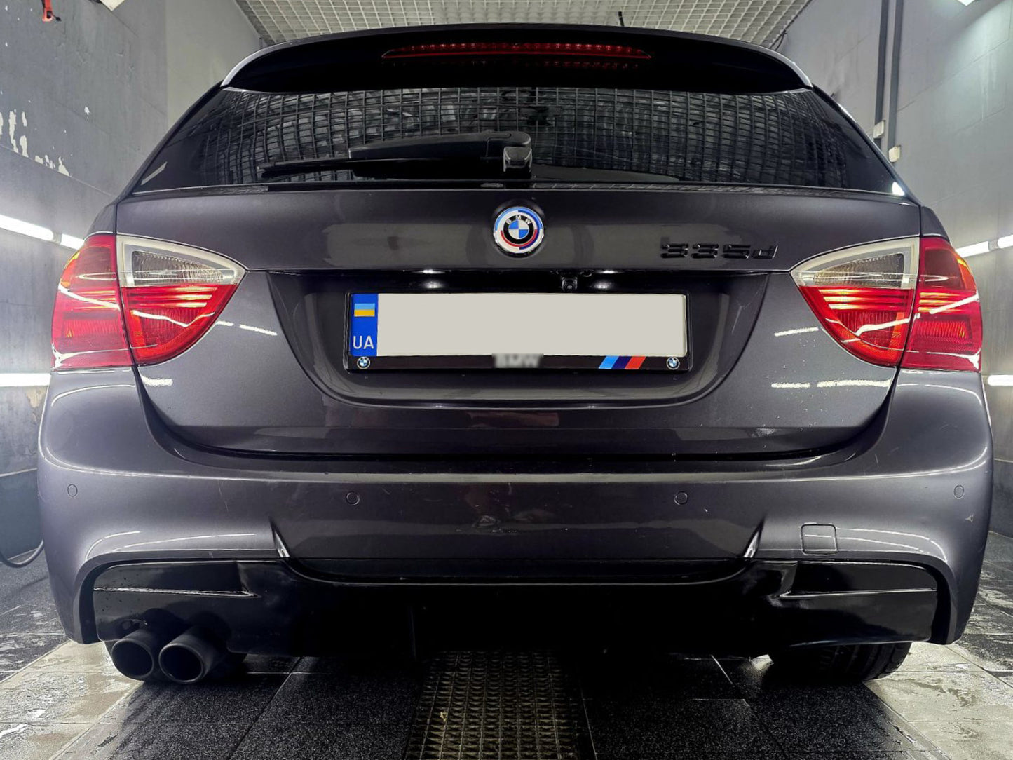 Rear Diffuser DPT V-5 (for E90 M-Sport, Gloss Black) for BMW 3 Series E90/E91 2005-2011 - image 4