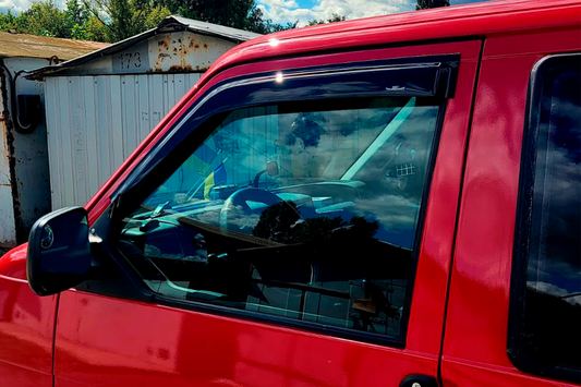 Window Deflectors (2 pcs, HIC) for Volkswagen T4 Transporter 1990-2003 - image 1