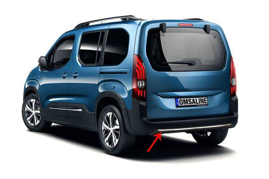 Bumper edge (stainless steel) for Peugeot Partner/Rifter 2019↗ - Reelken Auto