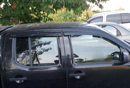Window Deflectors (4 pcs, Sunplex Sport) for Nissan Navara 2006-2015 - image 9