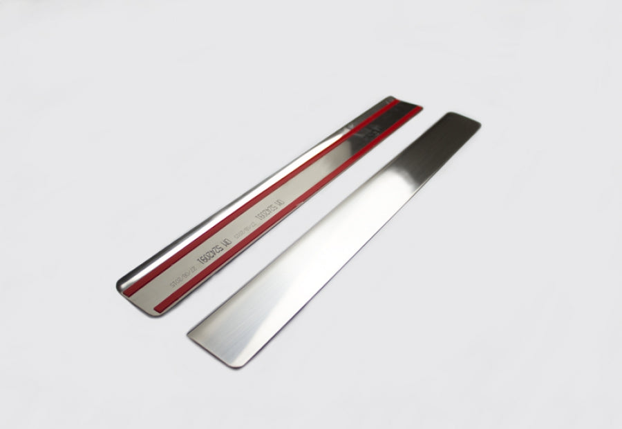 Door Sill Covers OmsaLine (2 pcs, Stainless Steel) for Opel Corsa E 2015-2019 - image 2