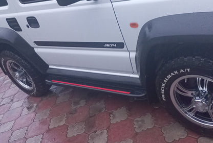 Side Steps Maya Red (2 pcs, Aluminum) for Suzuki Jimny 2018- - image 1