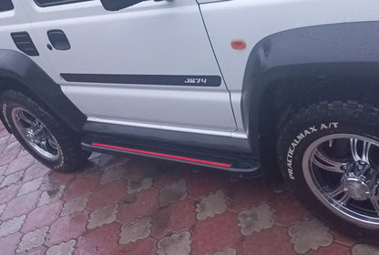 Side Steps Maya Red (2 pcs, Aluminum) for Suzuki Jimny 2018- - image 1