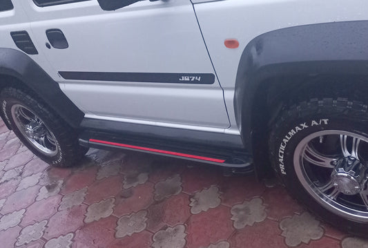 Side Steps Maya Red (2 pcs, Aluminum) for Suzuki Jimny 2018- - image 1