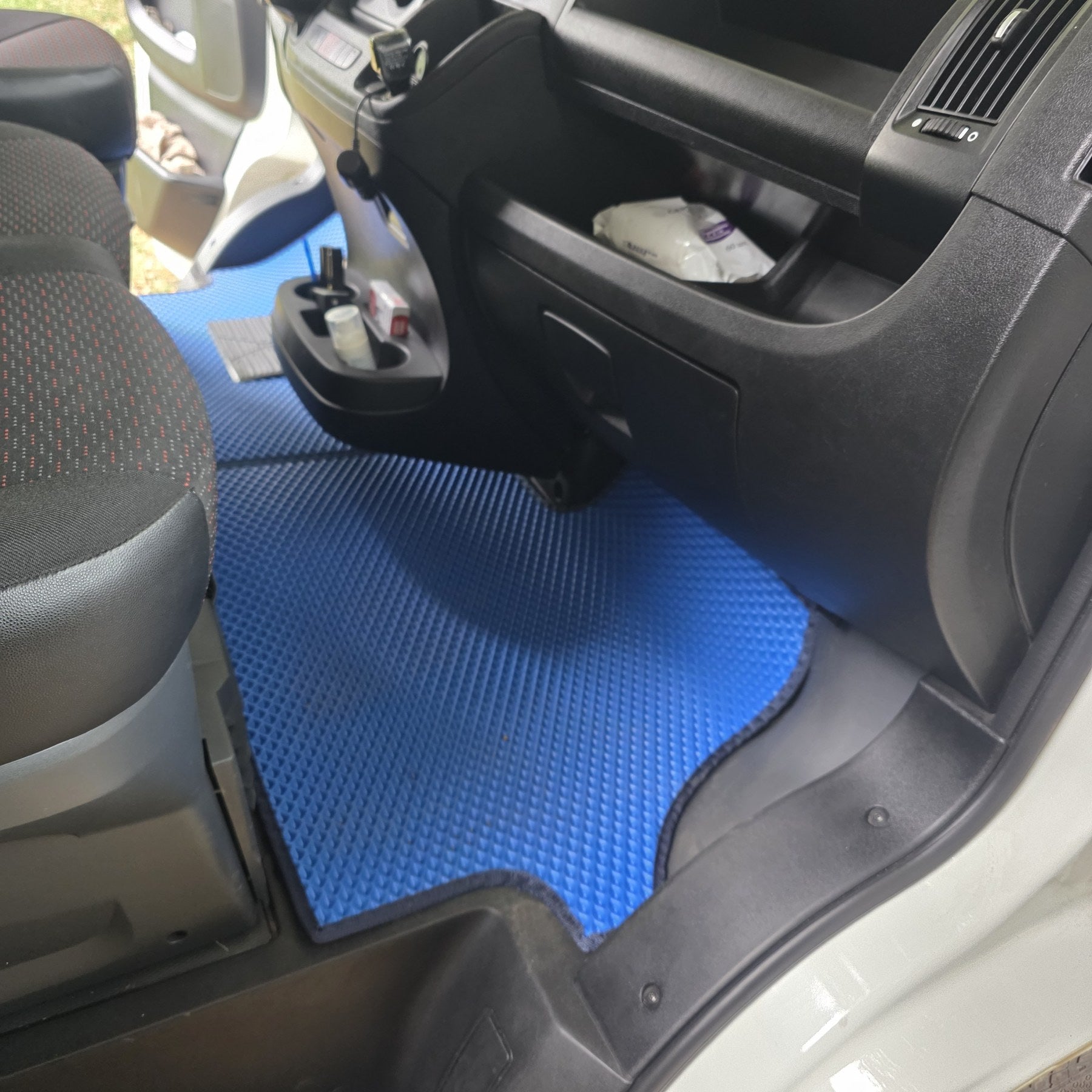 EVA Floor Mats (Blue) for Opel Movano 2021- - image 2