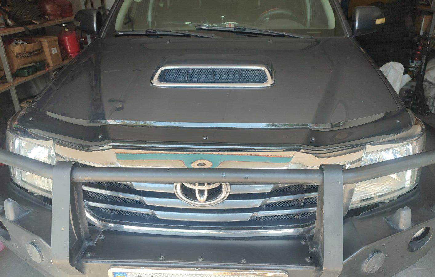 Hood Deflector 2011-2015 (EuroCap) for Toyota Hilux 2006-2015 - image 5