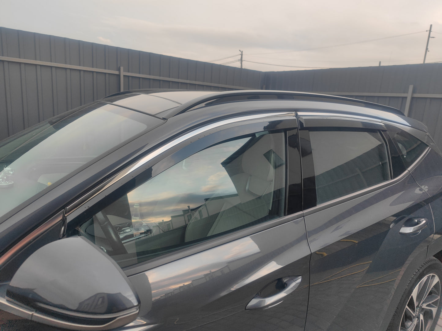 Window Deflectors with Chrome Trim Niken Luxury (4 pcs) for Hyundai Tucson NX4 2021- - image 5