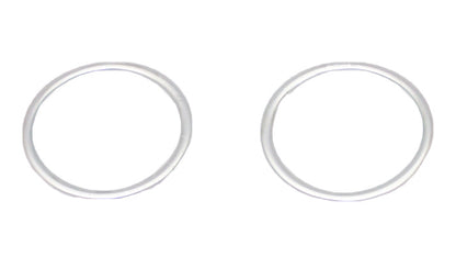 Trim for position lights (2 pcs, stainless steel) for Hyundai I-10 2017-2020 - image 2