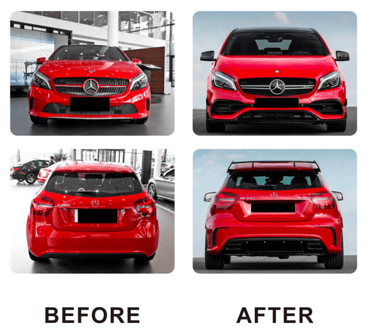A set of body kits (AMG A45) for Mercedes A-class W176 2012-2018 - Reelken Auto