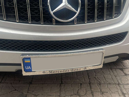 License Plate Frame Chrome Mercedes (1 pc, Stainless Steel) for Mercedes - image 4