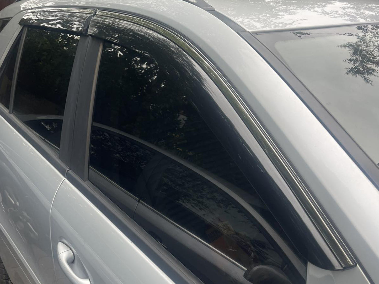 Window Deflectors with Chrome Trim Niken Luxury (4 pcs) for Mercedes ML W164 2005-2011 - image 5
