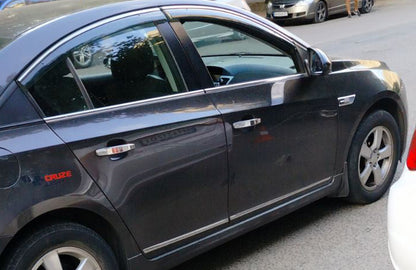 Chrome Door Moulding Covers (Stainless Steel) for Chevrolet Cruze 2009-2015 - image 3