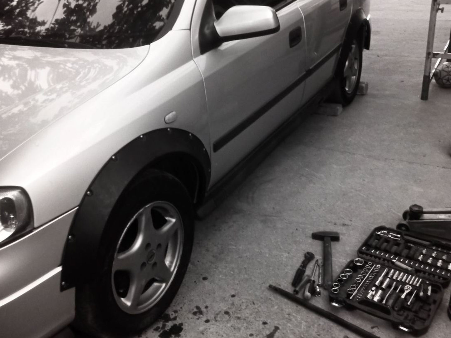 Universal Fender Flares UNIV-033 (4 pcs, ABS plastic, black) - image 3