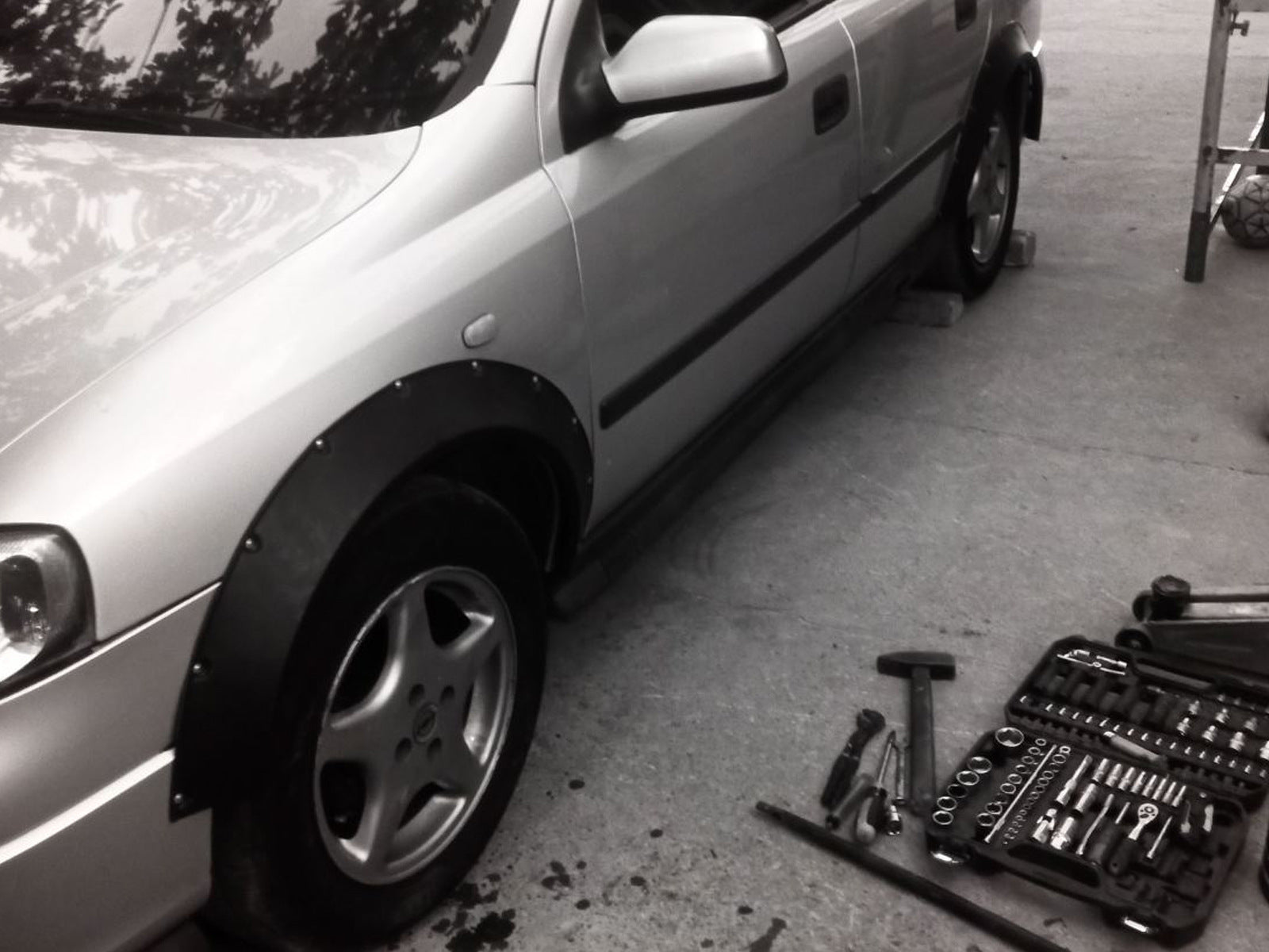 Universal Fender Flares UNIV-033 (4 pcs, ABS plastic, black) - image 3